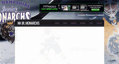 Desktop Screenshot of nhjrmonarchs.com